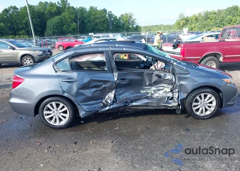 2012 Honda Civic Ex-L из США, поврежденный, VIN 19XFB2F98CE314819